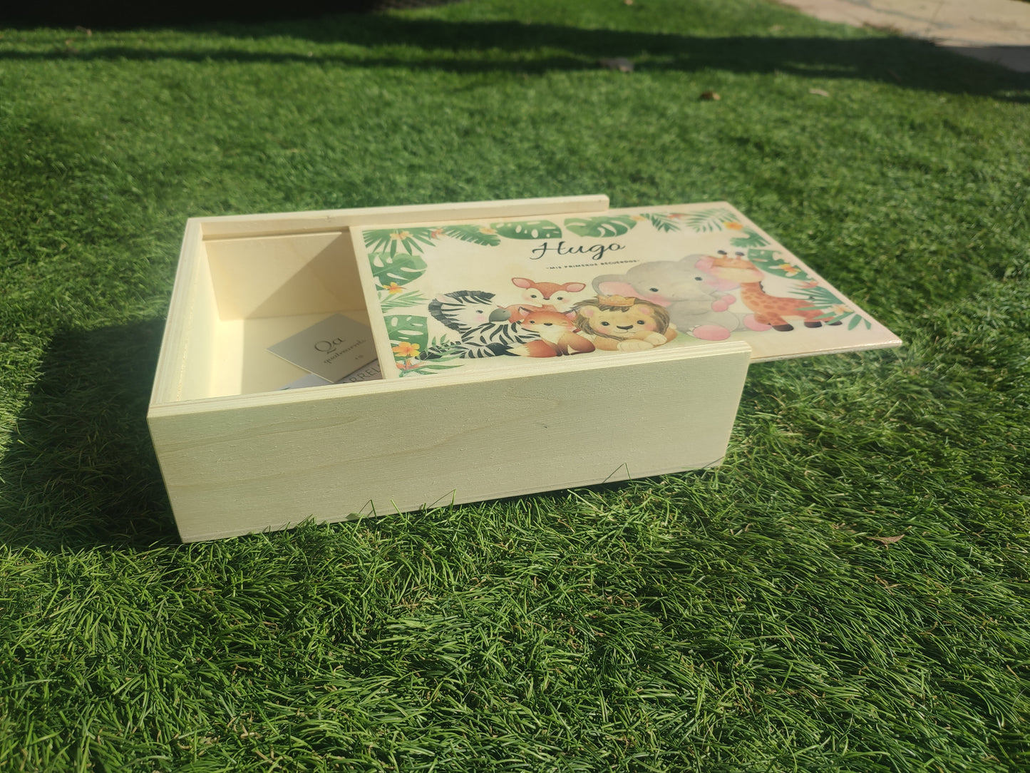 Caja natalicio personalizada
