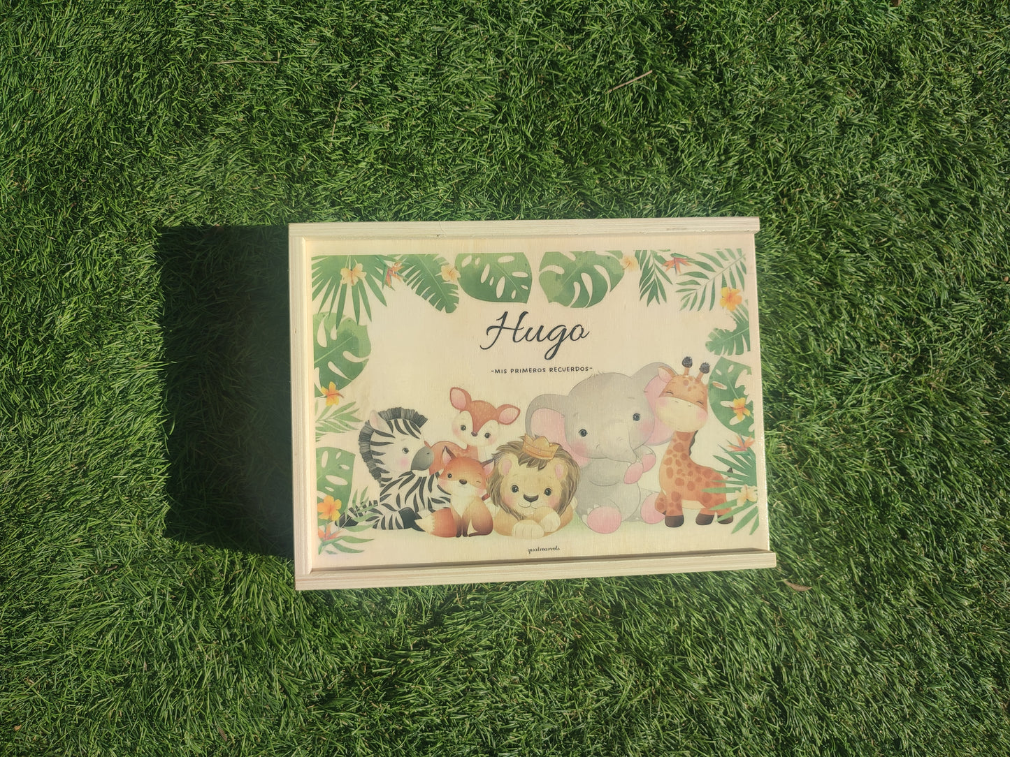 Caja natalicio personalizada