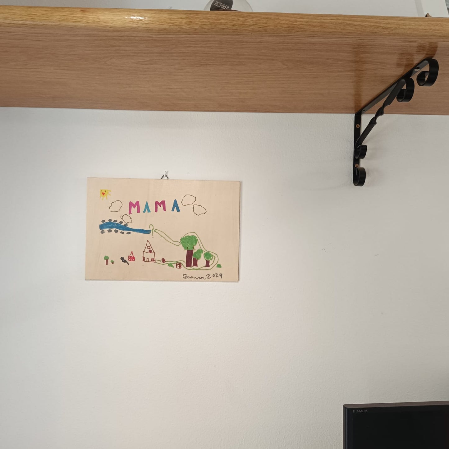 Plaquita con dibujo personalizado